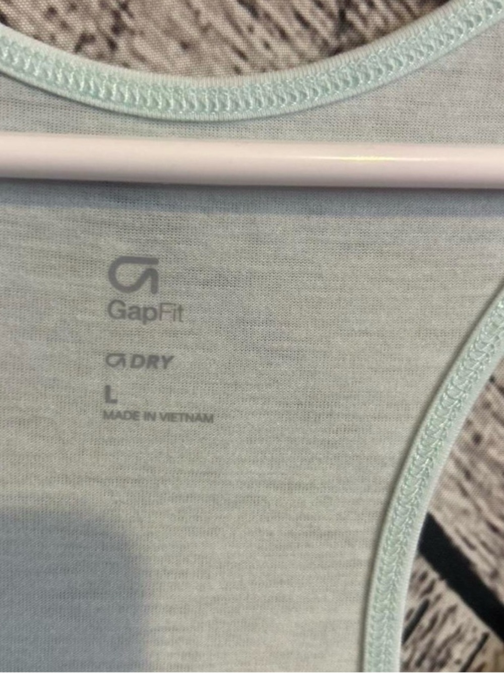 GAP Light Mint Racerback Tank Top - Picture 3 of 3